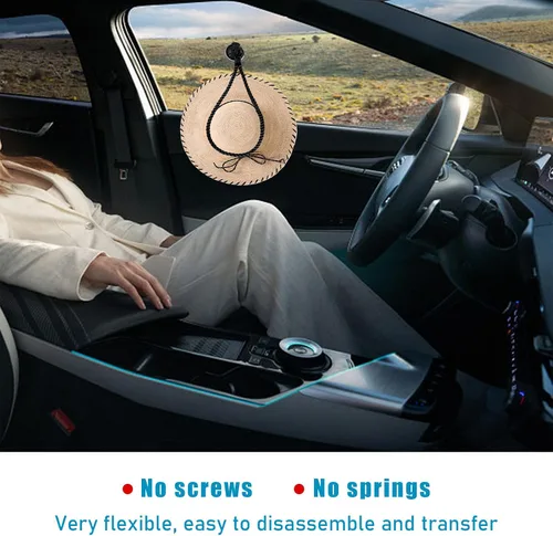 Miniatura 6 de Ziciner - Monturas para sombrero de vaquero para su vehículo, con ventosa, soporte para sombrero para mantener su sombrero firmemente