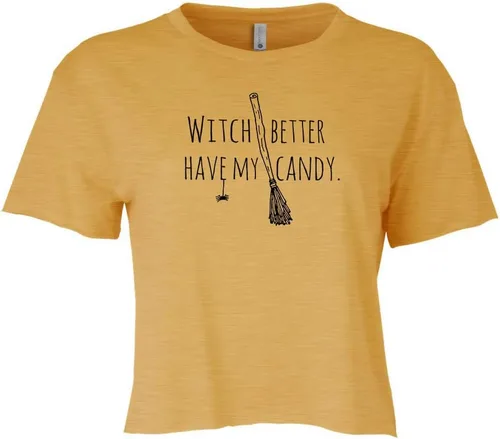 Miniatura 15 de Women's Screen Printed Crop Tee, Shirts With Sayings