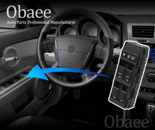 Miniatura 5 de Obaee Interruptor eléctrico de ventana compatible con Jeep Commander/Grand Cherokee 2006-2010, Chrysler Aspen/Chrysler 200/300/Sebring, Dodge