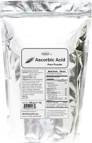 Miniatura 4 de el ácido ascórbico polvo de Vitamina C pura USP & FCC Calidad non-irradiated, 1