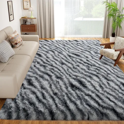 Miniatura 99 de Dssimo - Alfombra superesponjosa para la habitación, alfombra de área moderna, pequeña, suave y acogedora de felpa para niños, niñas y adolescentes