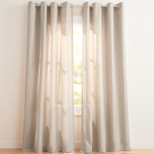 Miniatura 17 de Exclusive Home Loha - Par de paneles de cortinas de lino con ojales, 54 x 63 pulgadas, color beige