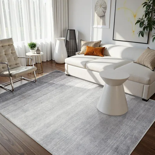 Miniatura 23 de Wonnitar Alfombra rosa lavable de 2 x 6 pies, moderna alfombra de pasillo de baño en degradé, contemporáneo, antideslizante, alfombra degradada