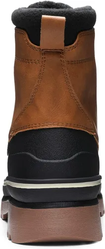 Miniatura 6 de Bruno Marc Botas de nieve impermeables aisladas para hombre, con forro de piel cálida, botas de invierno para exteriores