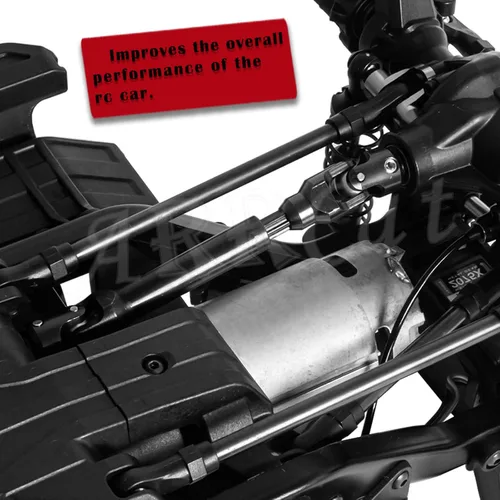 Miniatura 5 de 2 piezas de 4.606-6.457 in de eje de transmisión universal RC actualizaciones para 1/10 Axial SCX10 SCX10-II Redcat D90 Gen7 /Pro RC4WD GEN8 RC