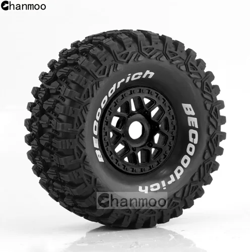 Miniatura 5 de 1/7 1/8 RC Short Course Truck Buggy Neumáticos y ruedas 0.669 in Hex OD 5.315 in Neumáticos todoterreno para 1:7 1:8 Escala RC Off-Road Truck Car