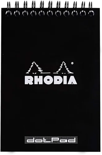 Miniatura 19 de Rhodia Bloc de notas encuadernado con alambre, A4, punto - negro (185039C)