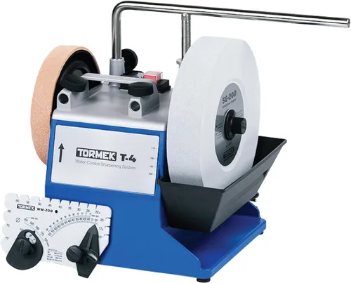 Miniatura 2 de Herramienta de afilar, refrigerado por agua, sistema Tormek T4, con piedra de 8 pulgadas. Sistema de afilado Tormek de gran valor.