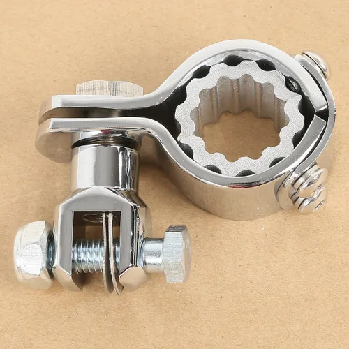 Miniatura 2 de SLMOTO Estriberas de motocicleta de 0.984 in, 1.181 in, 1.378 in, barra de choque de carretera para abrazaderas de clavija de pie, adaptador