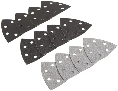Miniatura 4 de DEWALT DWASPTRI papel de lija triangular de enganche y giro, surtida, paquete de 12