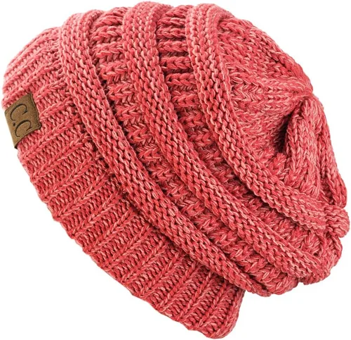 Miniatura 186 de C.C Trendy Warm Chunky Soft Stretch Cable Knit Beanie