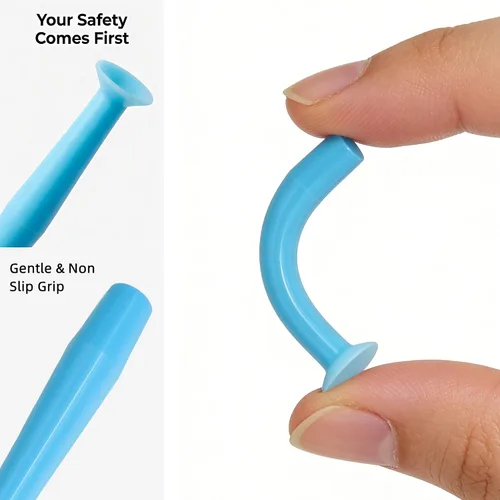 Miniatura 4 de Paquete de 18 insertores de lentes esclerales y herramienta de agarre de lentes de contacto, removedor de aplicador duro de GPS, ideal para uso