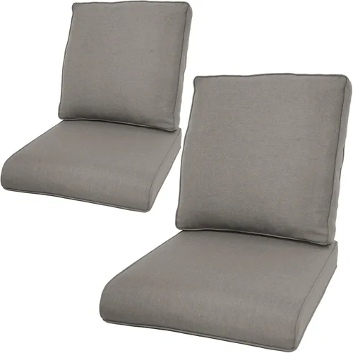 Miniatura 83 de Rilyson Cojines de patio para muebles de exterior, 22 x 24 pulgadas, respaldo alto y asiento profundo, cojín de exterior para sillas de patio, sofá