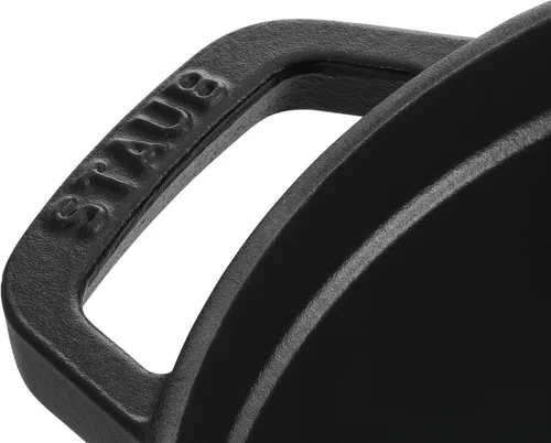 Miniatura 2 de Staub La Cocotte Redonda 40509-480 Pico Cocotte Redonda Negra 16 cm Pequeña, Fundición de Manos, Olla Esmaltada, Compatible con Inducción, Producto