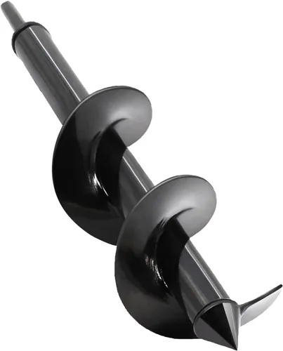 Broca de Barrena para Plantar - Broca de Barrena en Espiral para Jardín de Servicio Pesado de 4"X12" - Herramienta Plantadora de Bulbos y Excavadora