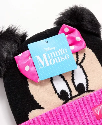 Miniatura 6 de Disney - Set de invierno para niñas gorro con orejeras, guantes o manoplas Elsa, Anna, Princesa (Edad 2-7)