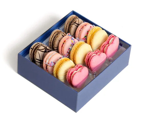 Miniatura 9 de Macarons franceses de lujo, galletas europeas, cestas de regalo, caja de chocolate, aperitivos, paquete variado, condolencias, aniversario, mejorar