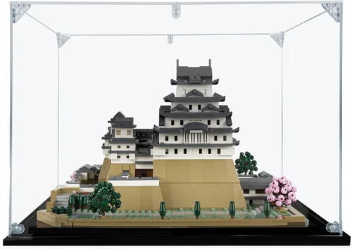 Miniatura 7 de Vitrina acrílica compatible con LEGO Taj Mahal #21056, vitrina a prueba de polvo (solo funda) (juegos de Lego no incluidos)