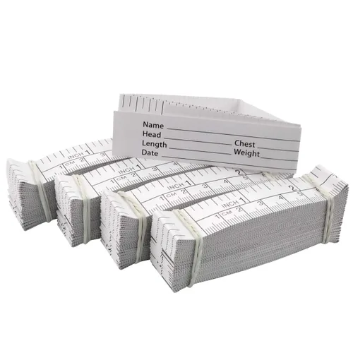 Edtape - Cinta métrica de papel de 24 pulgadas, reglas de medición de heridas desechables, cinta métrica Educare, herramientas de medición de