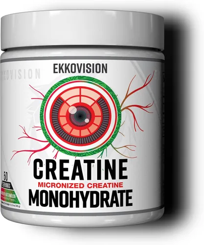 Miniatura 18 de Ekkovision Polvo de Monohidrato de Creatina Micronizado, Cereza Negra, Suplemento Pre Entrenamiento y Post Entrenamiento para Hombres y Mujeres