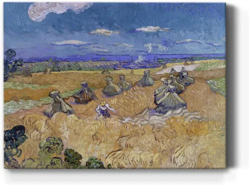 Miniatura 32 de Renditions Gallery Vincent Van Gogh Impreso Flores de almendra, famosa reproducción de pintura, lienzo de alta calidad envuelto en galería, listo