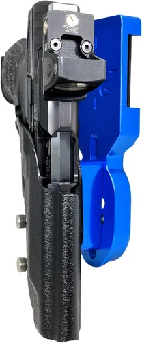 Miniatura 13 de Funda de competición profesional resistente para marco de polímero Walther PPQ Q5, PPQ M2 de 5 pulgadas Rojo / fibra de carbono
