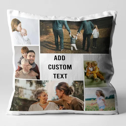 Miniatura 10 de Almohada personalizada con foto y texto - Regalo conmemorativo personalizado para la familia, aniversario, boda, almohada decorativa de 16 x 16