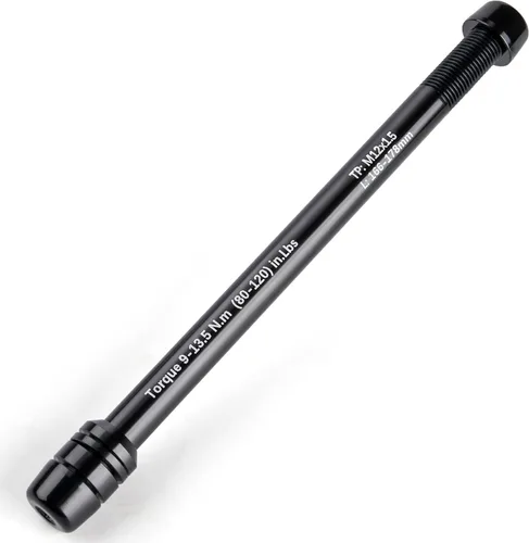 Ejes pasantes de 12 mm para entrenadores de bicicleta - Adaptador de eje pasante M12 x 1.0/1.5/1.75 para fijación de rueda trasera en entrenador -