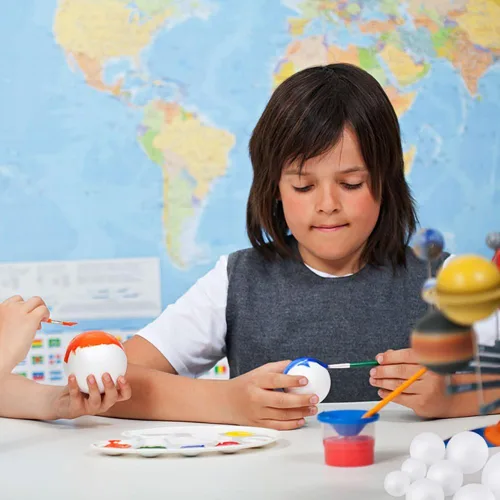 Miniatura 7 de Pllieay - 20 bolas de poliestireno para manualidades, 5 tamaños, color blanco