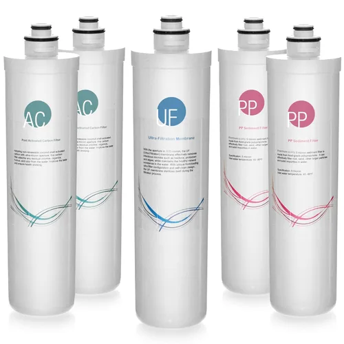 Miniatura 17 de iSpring CUA4-BLK - Sistema de filtro de agua para debajo del fregadero, filtro de agua de ultrafiltración de 4 etapas sin tanque de alta capacidad