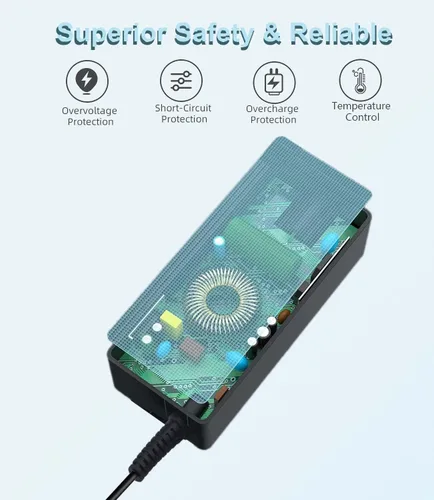 Miniatura 6 de Cargador para laptop de 65 W compatible con Dell Inspiron 15 14 13 11 16 17 3000 5000 7000 Series 15 3593 3501 3502 3505 5406 5515, Latitude 13 14
