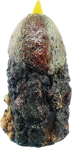 Miniatura 7 de Fantasy Gifts Quemador de incienso Geode Skull Back Flow w/LED - 6.5