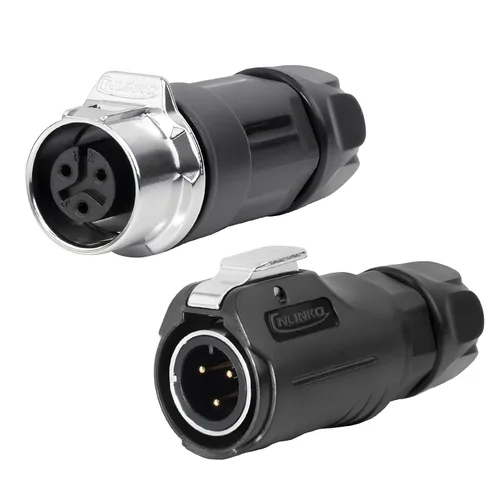 Miniatura 17 de CNLINKO LP-12 Conector de 2 pines IP68 Enchufe eléctrico circular impermeable para equipos al aire libre Maquinaria industrial solar DC 12V M12 2-8