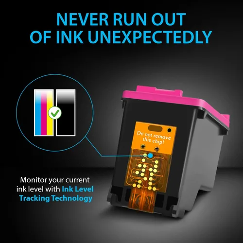 Miniatura 3 de Smart Ink Cartuchos de tinta remanufacturados de repuesto para HP 65XL HP 65 HP65XL negro y color 2 paquetes combinados para impresoras HP DeskJet