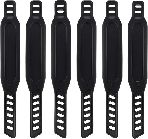 Miniatura 9 de Correas de pedal de bicicleta estática, correa universal resistente de longitud ajustable, se adapta a la mayoría de pedales de bicicleta, bicicleta