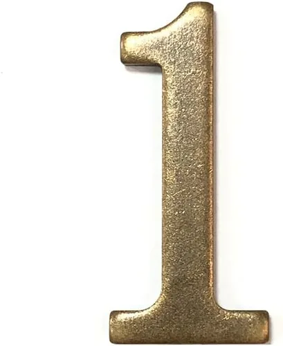 Miniatura 10 de Números de buzón de metal sólido de 2 pulgadas para exteriores, números de dirección 3D autoadhesivos para casa, apartamento, oficina, habitación