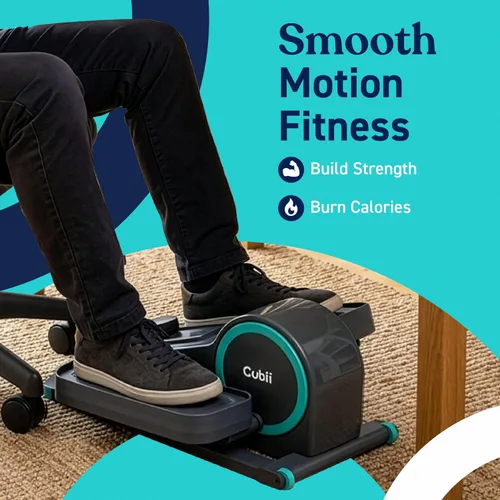 Miniatura 8 de Cubii GO - Ejercitador de Pedales Elípticos para Debajo del Escritorio, con Pantalla LCD de Rastreador de Fitness, Resistencia Ajustable, Fitness