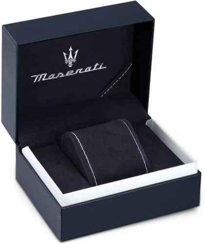 Miniatura 4 de Maserati R8873612005 Traguardo Reloj analógico de cuarzo plateado para hombre, ACERO, Moderno