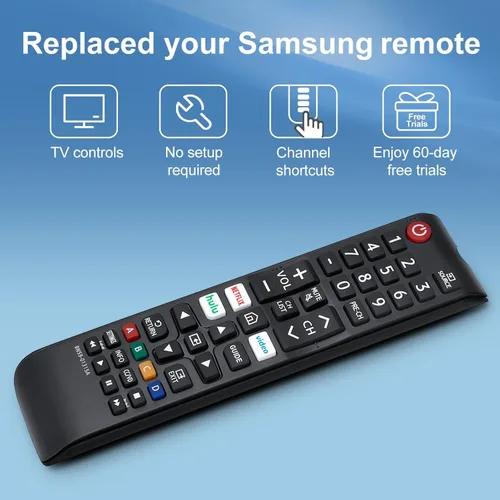 Miniatura 6 de Paquete de 2: nuevo control remoto universal para todos los controles remotos de TV Samsung, compatible con todos los televisores inteligentes