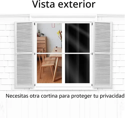 Miniatura 3 de Pickluc - Cortinas opacas con ojales para dormitorio, cortinas opacas que bloquean la luz, con aislamiento térmico, reducción de ruido, 42 pulgadas