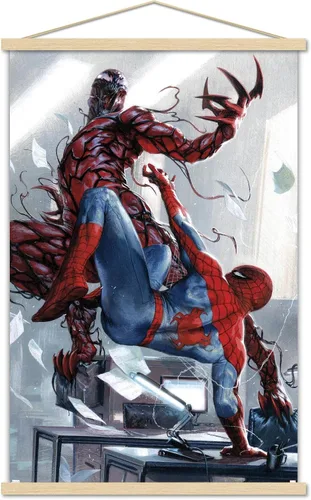 Miniatura 14 de Trends International Marvel Comics Carnage - Póster de pared de batalla con Spider-Man, 22.375 x 34 pulgadas, versión premium sin marco