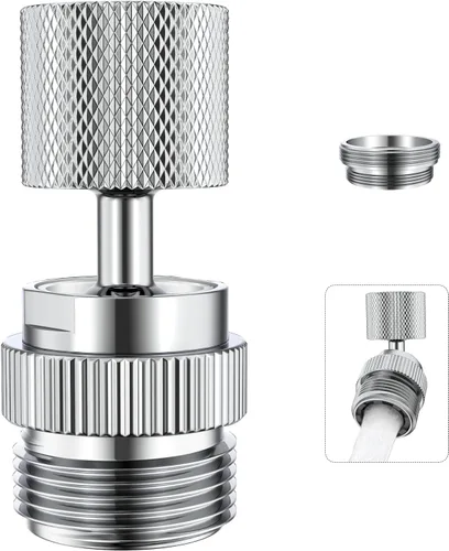 Miniatura 8 de Adaptador de grifo con adaptador de grifo aireador a manguera, adaptador de grifo a accesorio de manguera de jardín para grifo de fregadero a