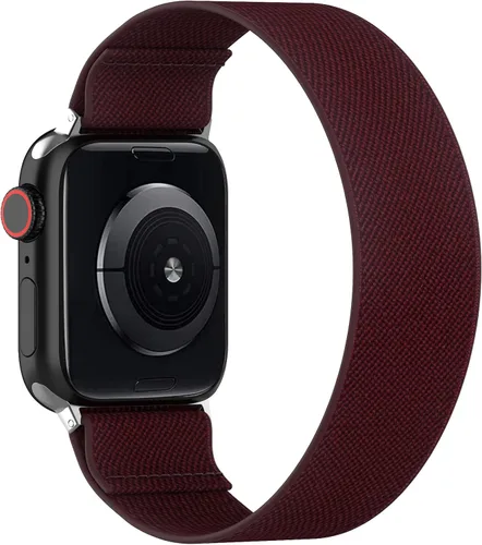 Miniatura 16 de Correas elásticas Solo Loop compatibles con Apple Watch de 38mm 40mm 41mm, trenzadas, de nailon, para mujeres y hombres, para iWatch Series