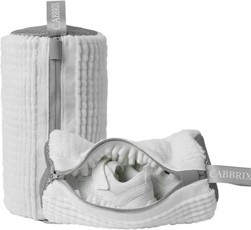 Cabbrix zapato era bolsa, Blanco, M, Bolsa de lavandería