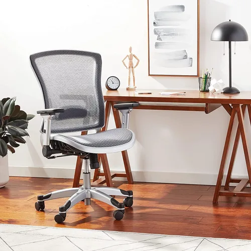 Miniatura 2 de Space Seating Silla de oficina de rejilla de aire ejecutiva serie 317 con respaldo de malla transpirable, soporte lumbar, control de inclinación