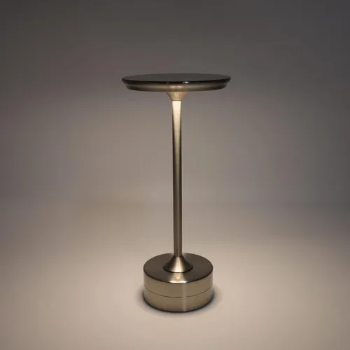 Miniatura 4 de JTLB Lámpara de mesa LED inalámbrica recargable, 2000 mAh, funciona con pilas, 3 modos de color, regulable, luz de escritorio USB para el hogar