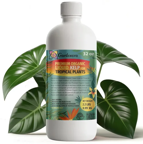 Miniatura 94 de GARDENERA Superalimento orgánico prémium de algas marinas y algas marinas para plantas AGLAONEMA, 8 onzas, concentrado de fertilizante líquido