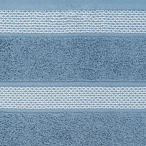 Miniatura 5 de CASA COPENHAGEN Solitaire 6Pcs 100% Egyptian Cotton Large Designer Towels Gift Set- Dusty Blue, 600GSM, 2Bath 2Hand 2Washcloths, Bath Towels for