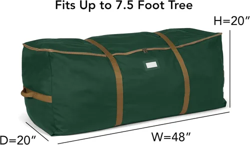 Miniatura 3 de Covermates Keepsakes - Bolsa de almacenamiento para árbol de Navidad con correas ajustables – Poliéster duradero con asas reforzadas y correas