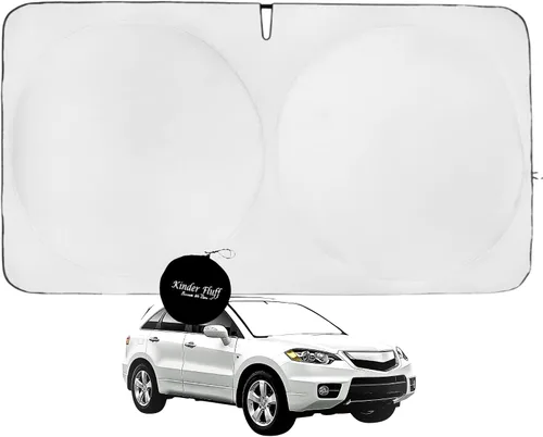 Miniatura 165 de Kinder Fluff Parasol para parabrisas Protección solar reflectante patentada para automóvil, certificado 99% de bloqueo UVR, interior fresco